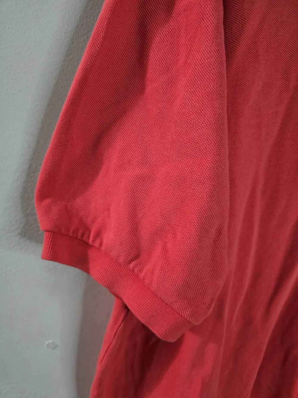 Polo by Ralph Lauren Men's Coral Short Sleeve Polo with Blue Pony Size XL